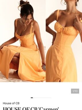 House of CB | Dresses | House Of Cb Nalini Mesh Corset Floral Maxi Cocktail  Dress | Poshmark